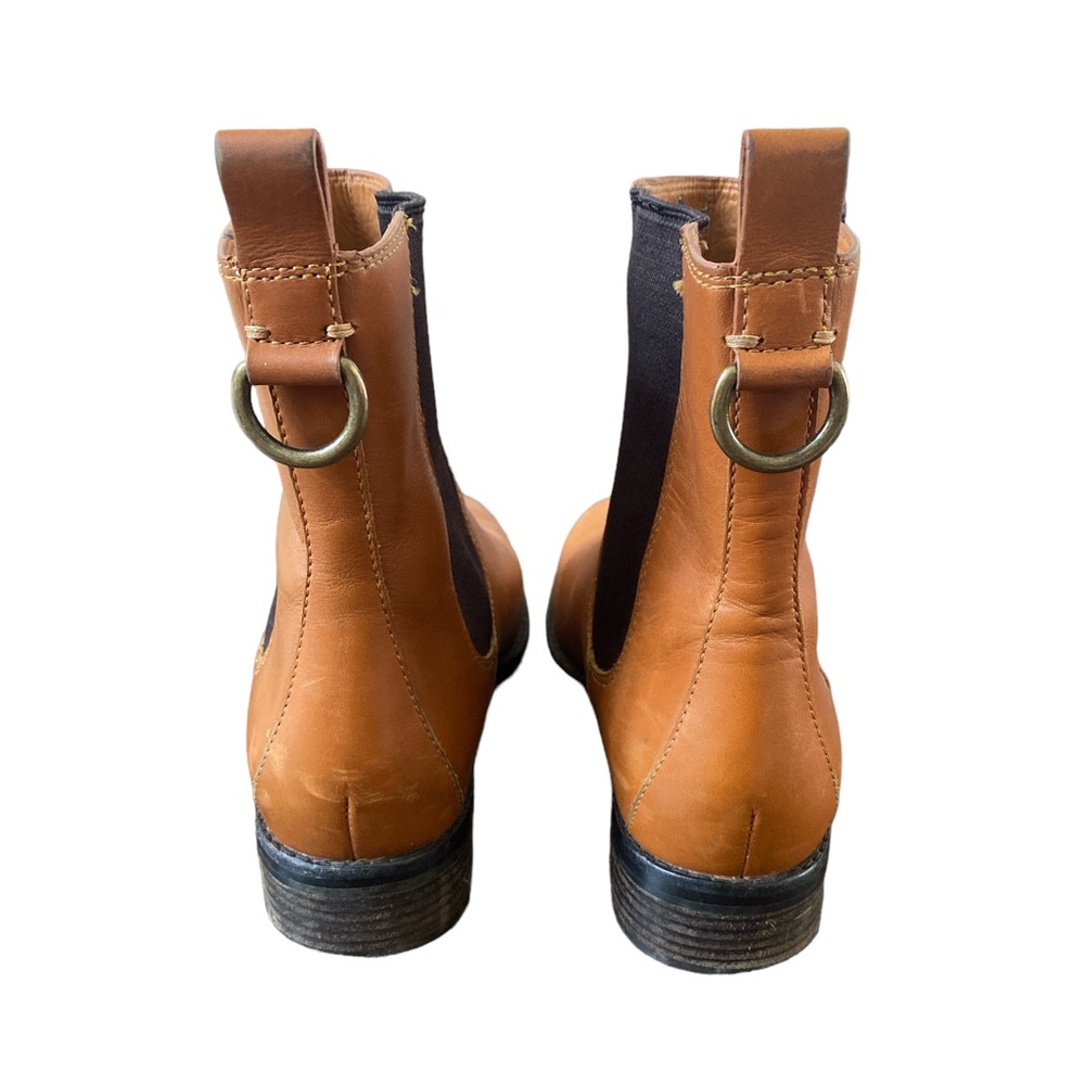 COLEHAAN  EVAN  SHORT  LEATHER  BOOT  TAN BROWN  WOMEN SIZE 7.5 - Picture 4 of 9